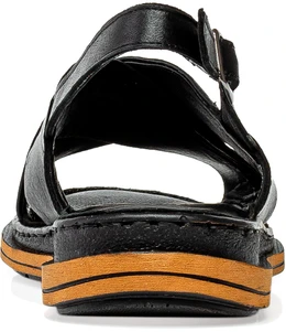 Женские черные босоножки Shoiberg