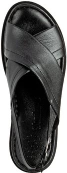 Женские черные босоножки Shoiberg