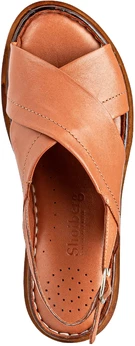 Женские рыжие босоножки Shoiberg