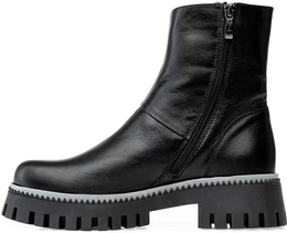 Женские черные ботинки Francesco Donni (Натуральная шерсть)