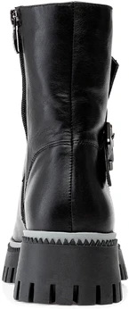 Женские черные ботинки Francesco Donni (Натуральная шерсть)