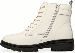 Женские бежевые ботинки Baden (Натуральная шерсть)