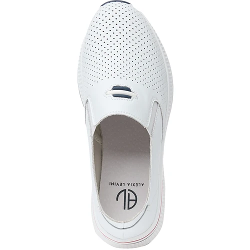 Женские белые слипоны ALEXIA LEVINI