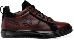 Мужские бордовые ботинки Baden (Натуральная шерсть)