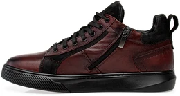 Мужские бордовые ботинки Baden (Натуральная шерсть)