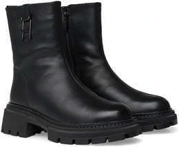 Женские черные полусапоги Baden (Натуральная шерсть)