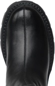 Женские черные полусапоги Baden (Натуральная шерсть)