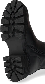 Женские черные полусапоги Baden (Натуральная шерсть)