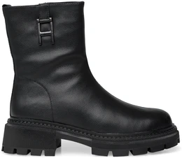 Женские черные полусапоги Baden (Натуральная шерсть)