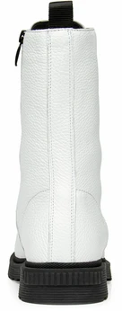 Женские белые ботинки Francesco Donni (Натуральная овечья шерсть)