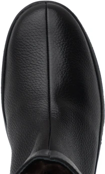 Женские черные полусапоги Romer (Натуральный мех)