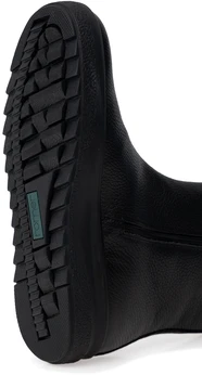 Женские черные полусапоги Romer (Натуральный мех)