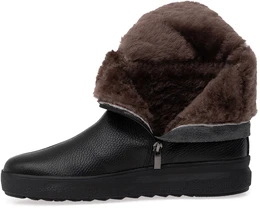 Женские черные полусапоги Romer (Натуральный мех)