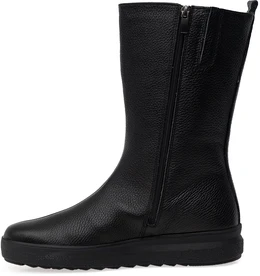 Женские черные полусапоги Romer (Натуральный мех)