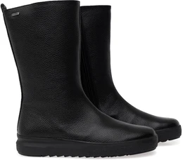 Женские черные полусапоги Romer (Натуральный мех)