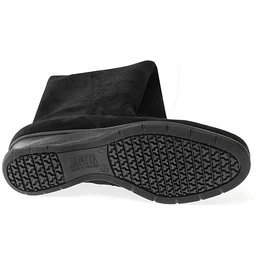 Женские черные ботфорты Janita (Натуральный мех)