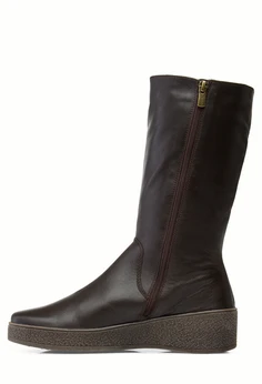 Женские коричневые полусапоги Romer (Натуральный мех)