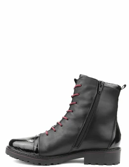 Женские черные ботинки Remonte (Натуральная шерсть)