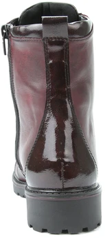 Женские бордовые ботинки Remonte (Натуральная шерсть)