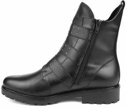 Женские черные ботинки Remonte (Натуральная шерсть)