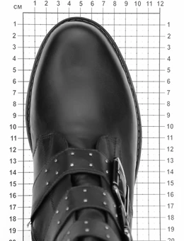 Женские черные ботинки Remonte (Натуральная шерсть)