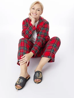 Женские черные тапочки Baden