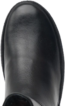 Женские черные полусапоги Romer (Натуральный мех)