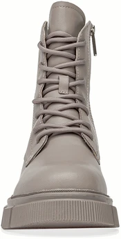 Женские серые ботинки Baden (Натуральная шерсть)