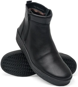 Мужские черные ботинки Romer (Натуральный мех)