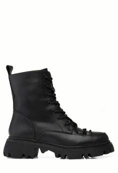 Женские черные ботинки Baden (Натуральная шерсть)