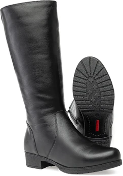 Женские черные сапоги Francesco Donni (Натуральный мех)