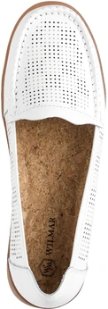 Женские белые мокасины Wilmar