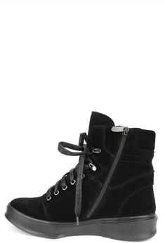 Женские черные ботинки Balex (Натуральный мех)