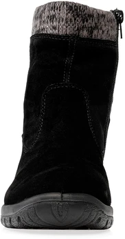 Женские черные ботинки Rieker (Шерсть с мембраной)