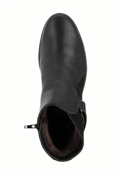 Женские черные ботинки Romer (Натуральный мех)