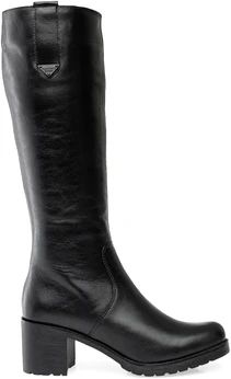 Женские черные сапоги Francesco Donni (Натуральный мех)