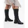 Женские черные сапоги Ascalini (Евромех)