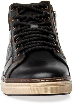 Мужские коричневые ботинки Baden (Натуральная шерсть)