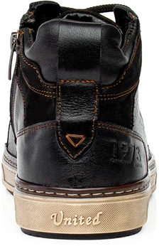 Мужские коричневые ботинки Baden (Натуральная шерсть)