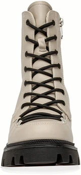 Женские бежевые ботинки Baden (Натуральная шерсть)