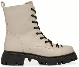 Женские бежевые ботинки Baden (Натуральная шерсть)