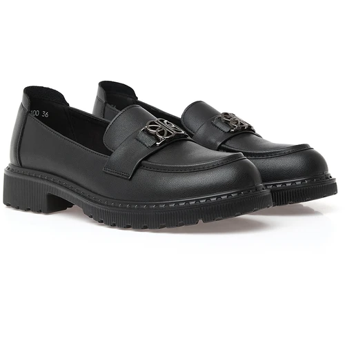 Женские черные лоферы ALEXIA LEVINI