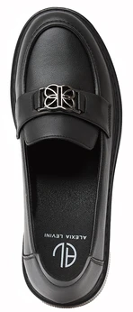 Женские черные лоферы ALEXIA LEVINI