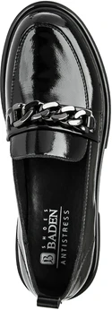 Женские черные лоферы Baden