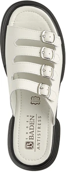 Женские бежевые сабо Baden