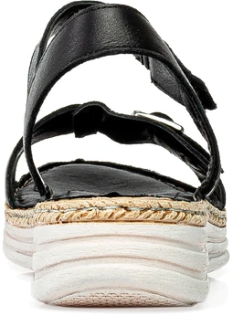 Женские черные босоножки Shoiberg