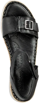 Женские черные босоножки Shoiberg