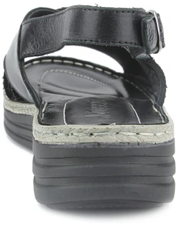 Женские черные босоножки Dakkem