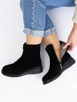 Женские черные ботинки Baden (Натуральная шерсть)