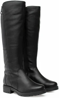 Женские черные сапоги Janita (Натуральный мех)